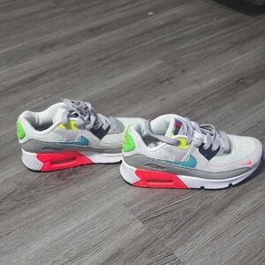 Kids Gray and Pink Sneakers